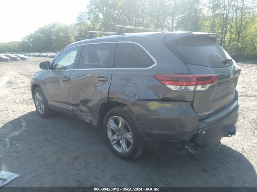 2017 Toyota Highlander Limited VIN: 5TDDZRFH1HS421176 Lot: 39423012