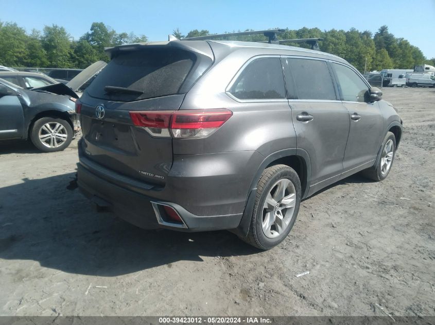 2017 Toyota Highlander Limited VIN: 5TDDZRFH1HS421176 Lot: 39423012