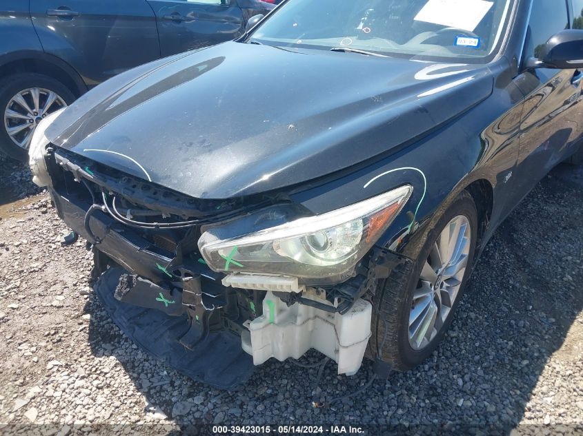 2018 Infiniti Q50 3.0T Luxe VIN: JN1EV7AP7JM357684 Lot: 39423015