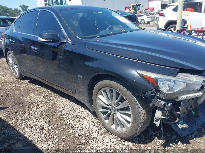 2018 Infiniti Q50 3.0T Luxe VIN: JN1EV7AP7JM357684 Lot: 39423015