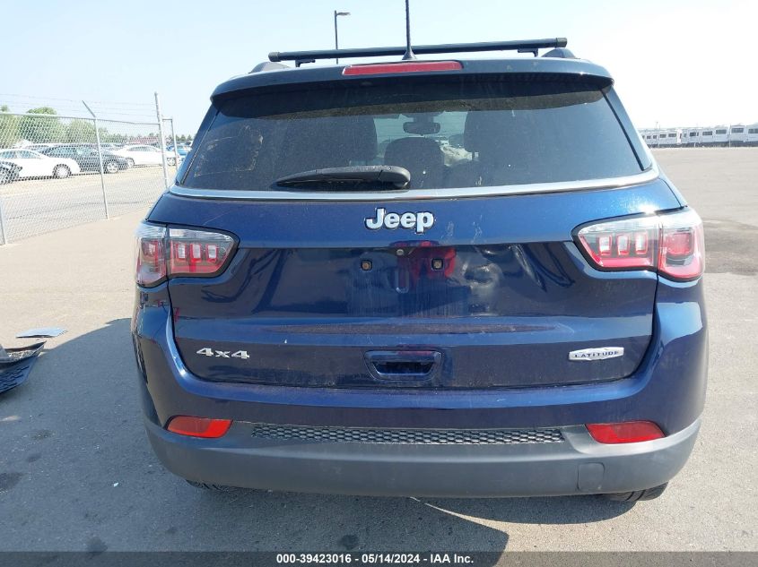 2018 Jeep Compass Latitude 4X4 VIN: 3C4NJDBB1JT185480 Lot: 39423016