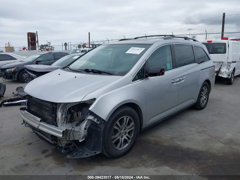 2012 Honda Odyssey Ex-L VIN: 5FNRL5H67CB057967 Lot: 39423017