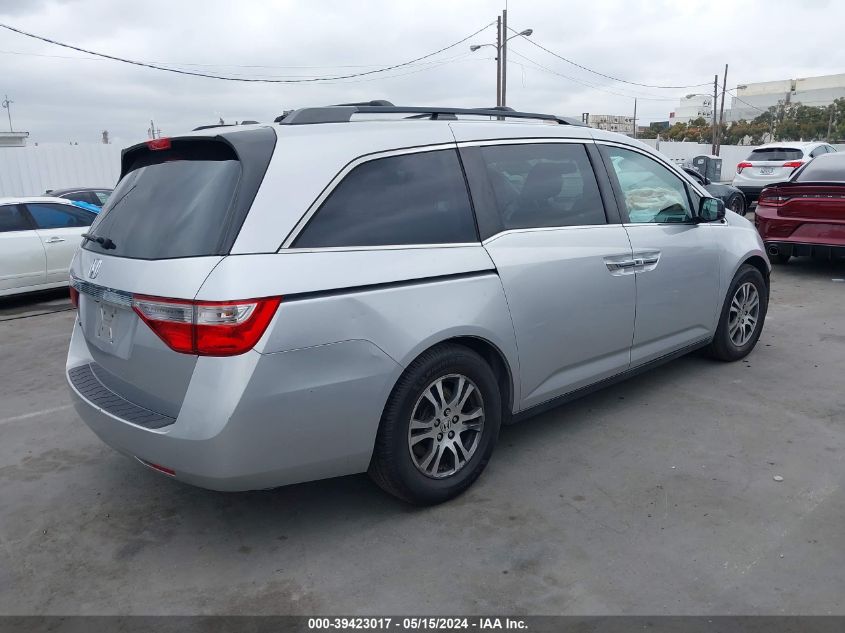 2012 Honda Odyssey Ex-L VIN: 5FNRL5H67CB057967 Lot: 39423017