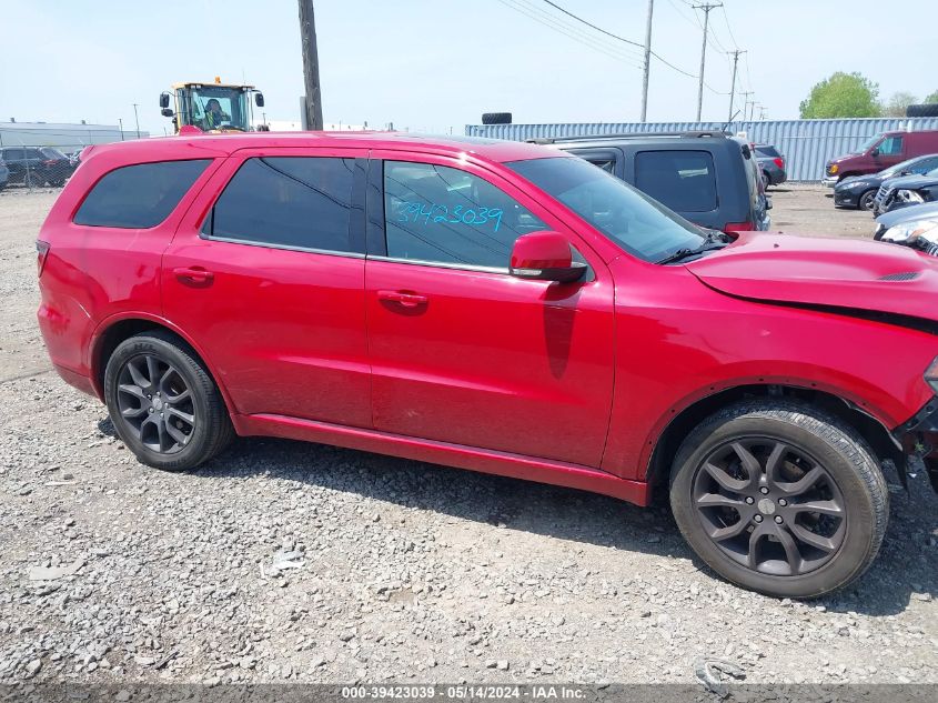 2018 Dodge Durango R/T VIN: 1C4SDJCT6JC126629 Lot: 39423039