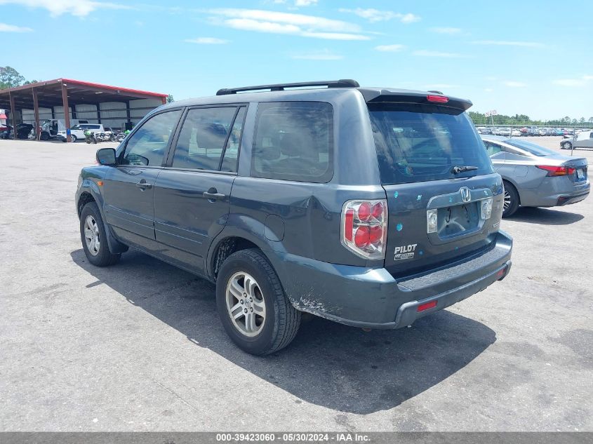 2006 Honda Pilot Lx VIN: 2HKYF18176H514346 Lot: 39423060