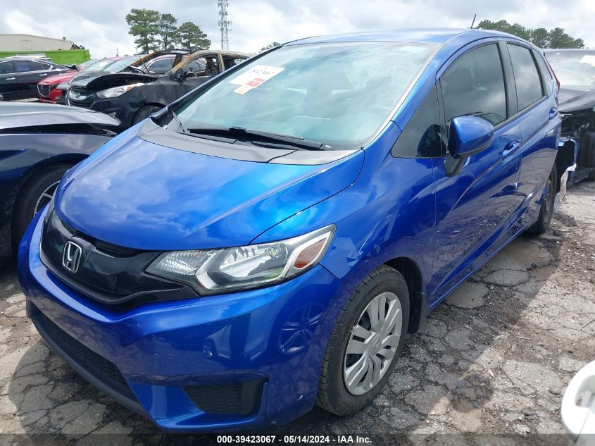 2016 Honda Fit Lx VIN: JHMGK5H58GX008711 Lot: 39423067