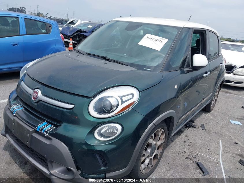 2014 Fiat 500L Trekking VIN: ZFBCFADHXEZ007304 Lot: 39423076