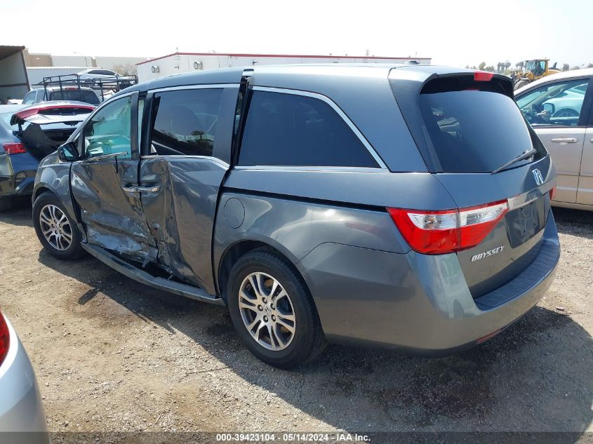 2012 Honda Odyssey Ex-L VIN: 5FNRL5H65CB088683 Lot: 39423104