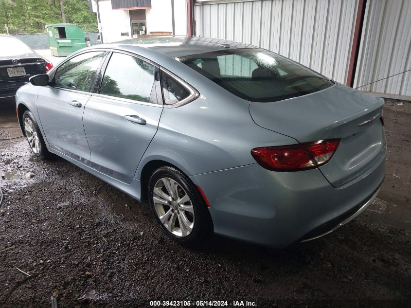 2015 Chrysler 200 Limited VIN: 1C3CCCAB1FN759486 Lot: 39423105