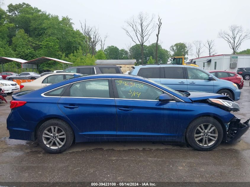 2016 Hyundai Sonata Se VIN: 5NPE24AF8GH296361 Lot: 39423108