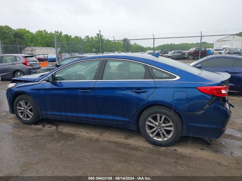 2016 Hyundai Sonata Se VIN: 5NPE24AF8GH296361 Lot: 39423108