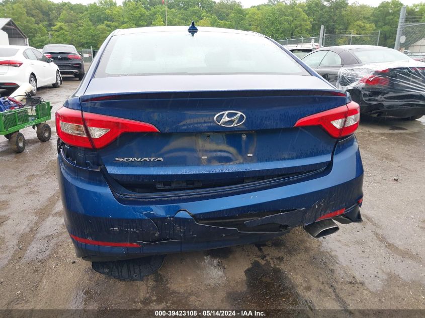 2016 Hyundai Sonata Se VIN: 5NPE24AF8GH296361 Lot: 39423108