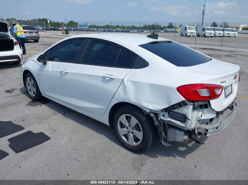 2018 Chevrolet Cruze Ls Auto VIN: 1G1BC5SM8J7238628 Lot: 39423110