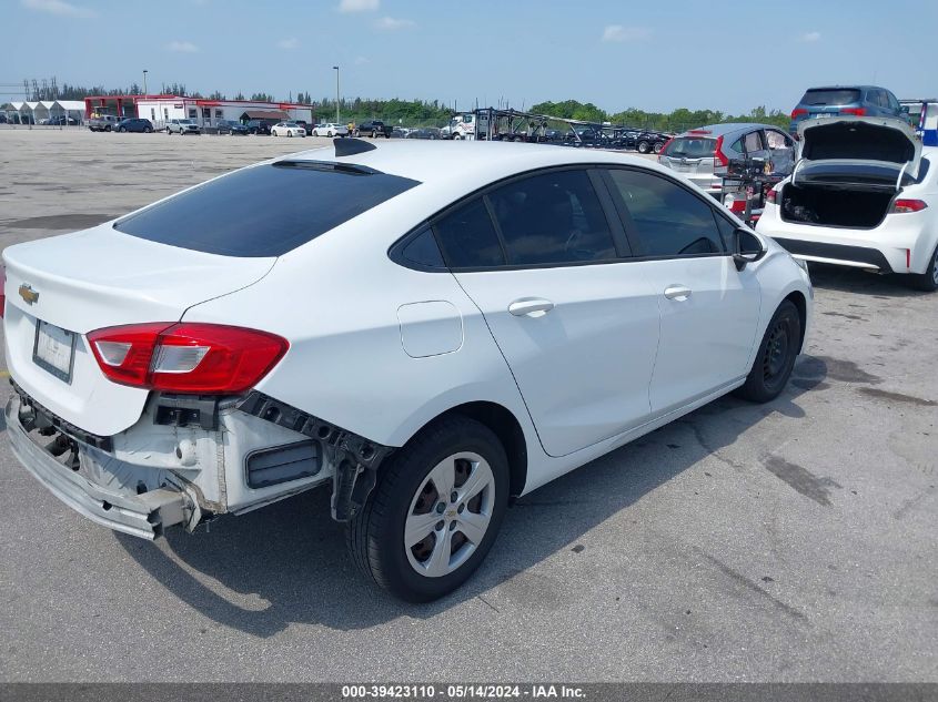 2018 Chevrolet Cruze Ls Auto VIN: 1G1BC5SM8J7238628 Lot: 39423110