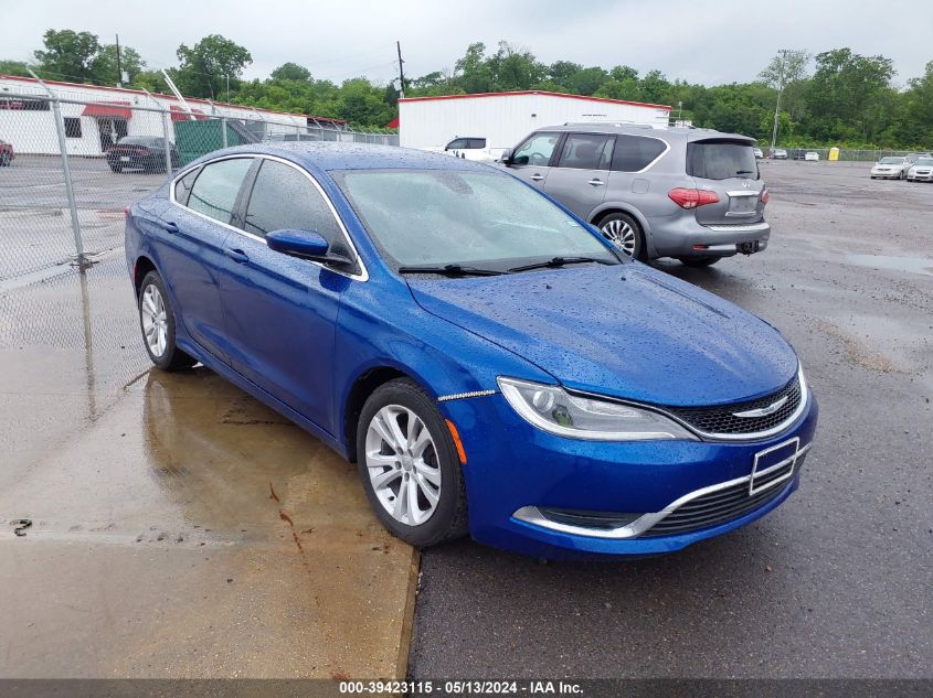 2015 Chrysler 200 Limited VIN: 1C3CCCAB7FN567070 Lot: 39423115