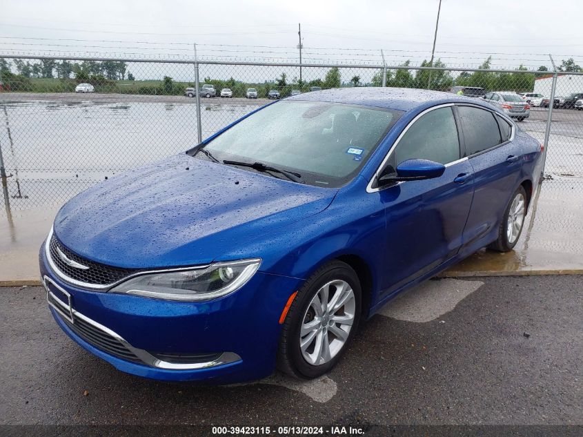 2015 Chrysler 200 Limited VIN: 1C3CCCAB7FN567070 Lot: 39423115