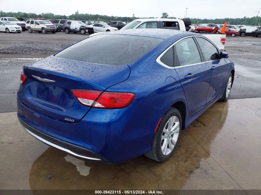 2015 Chrysler 200 Limited VIN: 1C3CCCAB7FN567070 Lot: 39423115