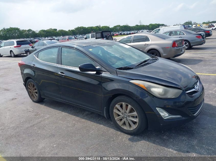 2015 Hyundai Elantra Se VIN: KMHDH4AEXFU298744 Lot: 39423118