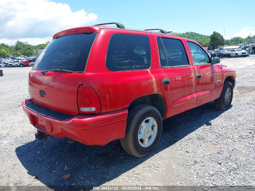 2000 Dodge Durango VIN: 1B4HR28Y0YF161064 Lot: 39423122