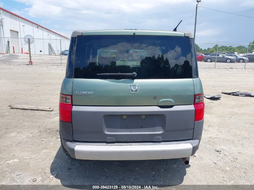 2004 Honda Element Ex VIN: 5J6YH185X4L012852 Lot: 39423129
