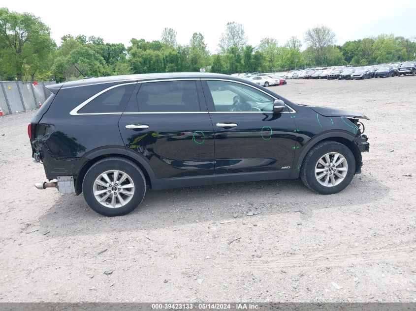2019 Kia Sorento 2.4L Lx VIN: 5XYPGDA3XKG444090 Lot: 39423133