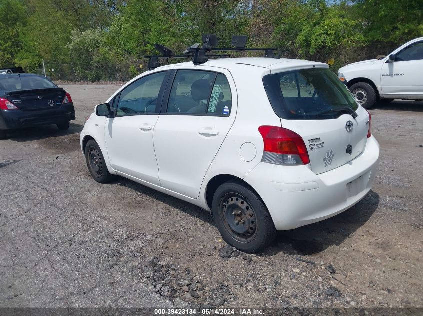 2010 Toyota Yaris VIN: JTDKT4K31A5299646 Lot: 39423134