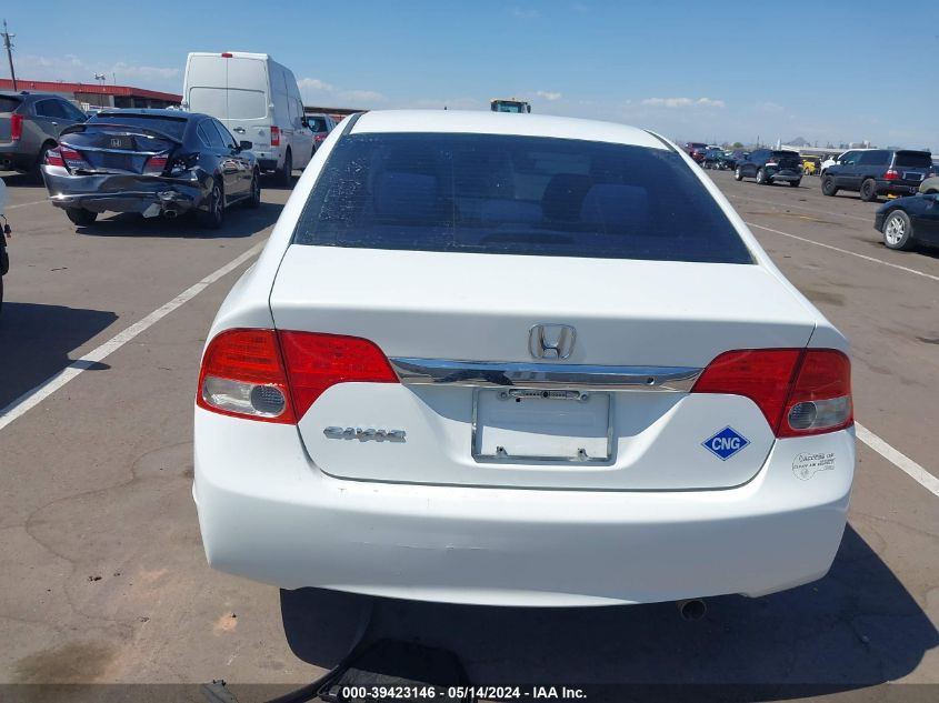 2009 Honda Civic Gx VIN: 1HGFA46559L000560 Lot: 39423146