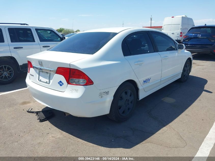 2009 Honda Civic Gx VIN: 1HGFA46559L000560 Lot: 39423146