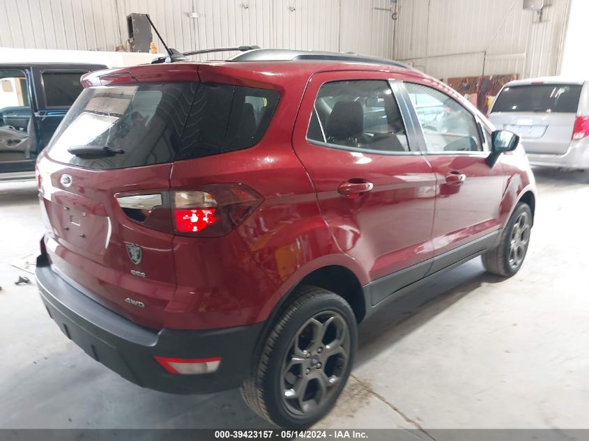 2018 Ford Ecosport Ses VIN: MAJ6P1CL2JC244403 Lot: 39423157