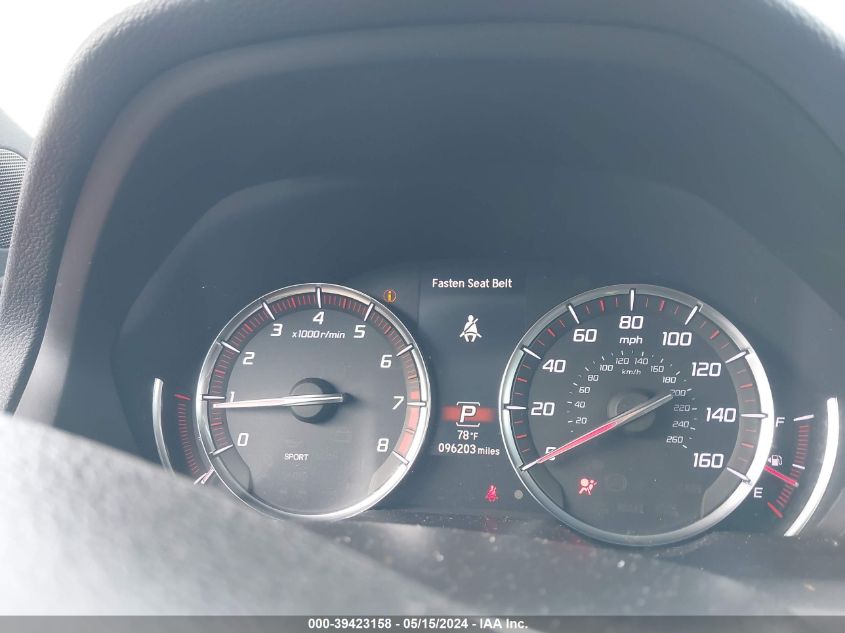 2019 Acura Tlx Tech A-Spec Pkgs VIN: 19UUB2F64KA001489 Lot: 39423158