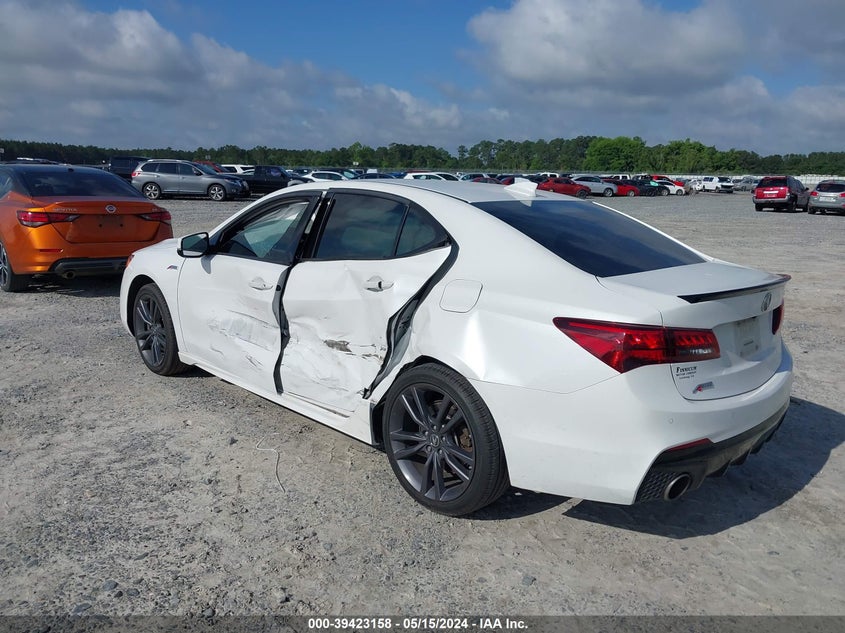 2019 Acura Tlx Tech A-Spec Pkgs VIN: 19UUB2F64KA001489 Lot: 39423158