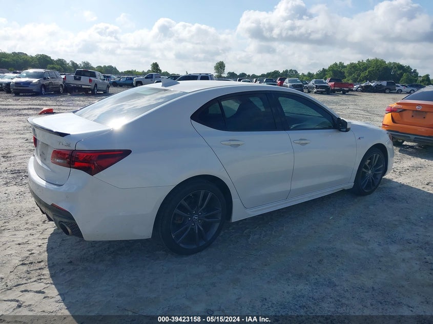 2019 Acura Tlx Tech A-Spec Pkgs VIN: 19UUB2F64KA001489 Lot: 39423158
