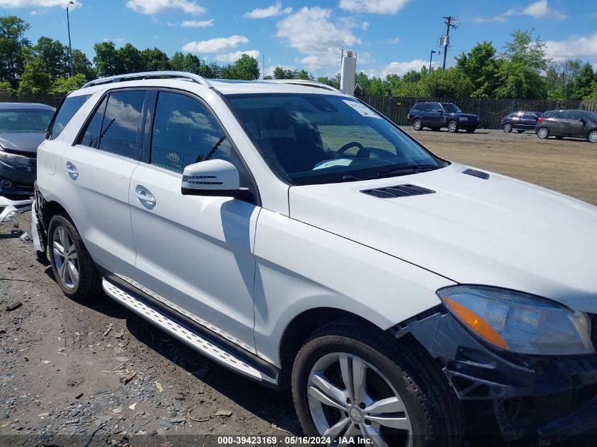 2014 Mercedes-Benz Ml 350 Bluetec 4Matic VIN: 4JGDA2EB3EA344052 Lot: 39423169