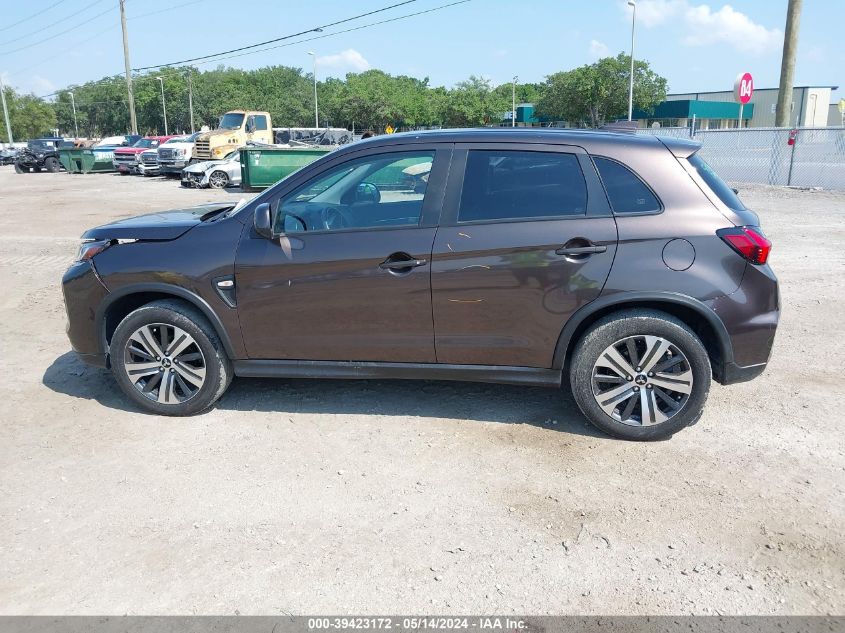 2020 Mitsubishi Outlander Sport 2.0 Es VIN: JA4AP3AU1LU019747 Lot: 39423172