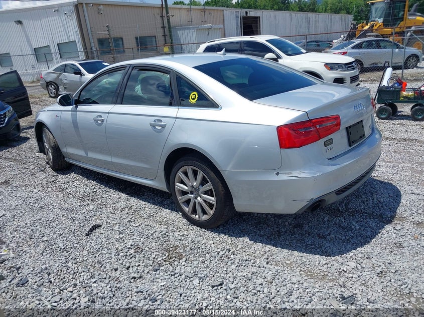 2012 Audi A6 3.0 Premium VIN: WAUHGAFC9CN122527 Lot: 39423177