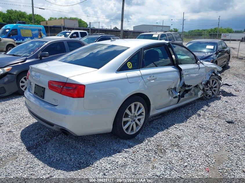 2012 Audi A6 3.0 Premium VIN: WAUHGAFC9CN122527 Lot: 39423177