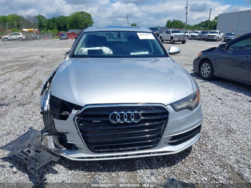 2012 Audi A6 3.0 Premium VIN: WAUHGAFC9CN122527 Lot: 39423177