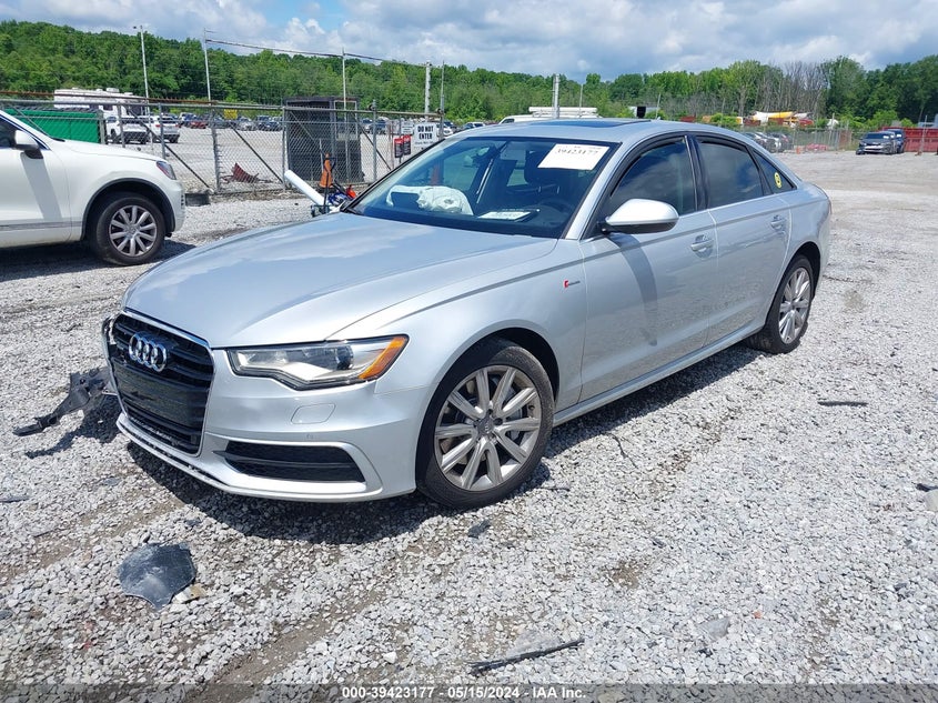 2012 Audi A6 3.0 Premium VIN: WAUHGAFC9CN122527 Lot: 39423177