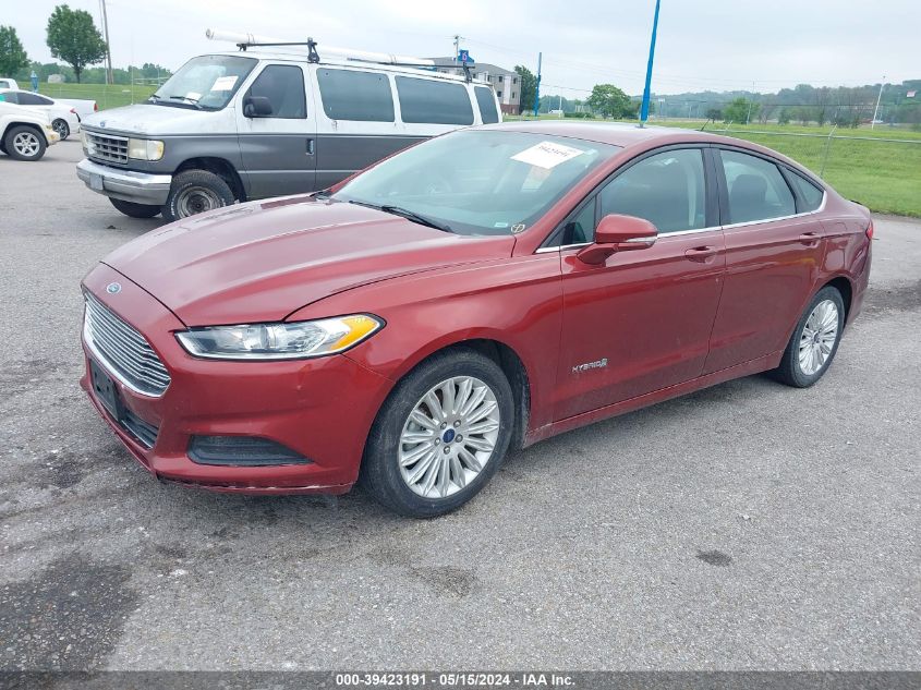 2014 Ford Fusion Hybrid Se VIN: 3FA6P0LU8ER376415 Lot: 39423191