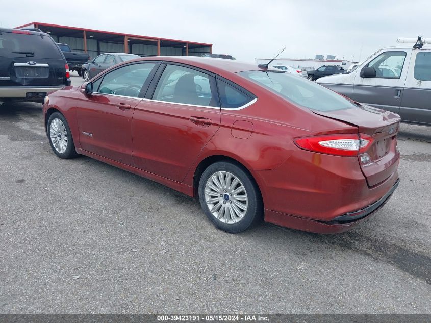 2014 Ford Fusion Hybrid Se VIN: 3FA6P0LU8ER376415 Lot: 39423191