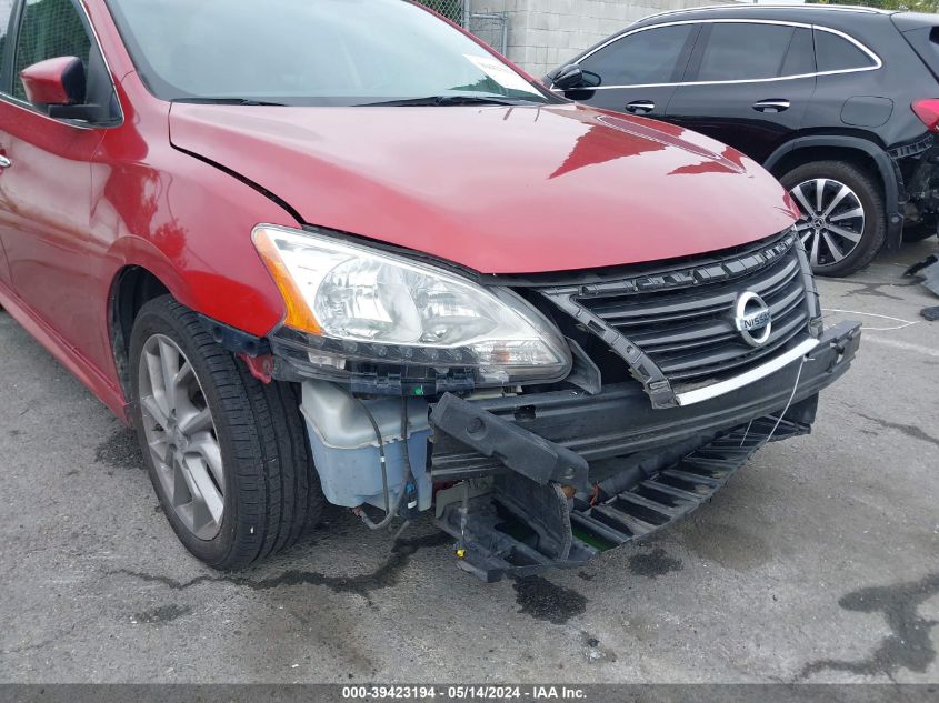 2013 Nissan Sentra Sr VIN: 3N1AB7APXDL614441 Lot: 39423194