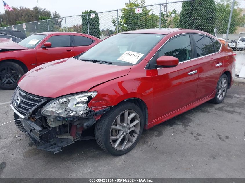 2013 Nissan Sentra Sr VIN: 3N1AB7APXDL614441 Lot: 39423194