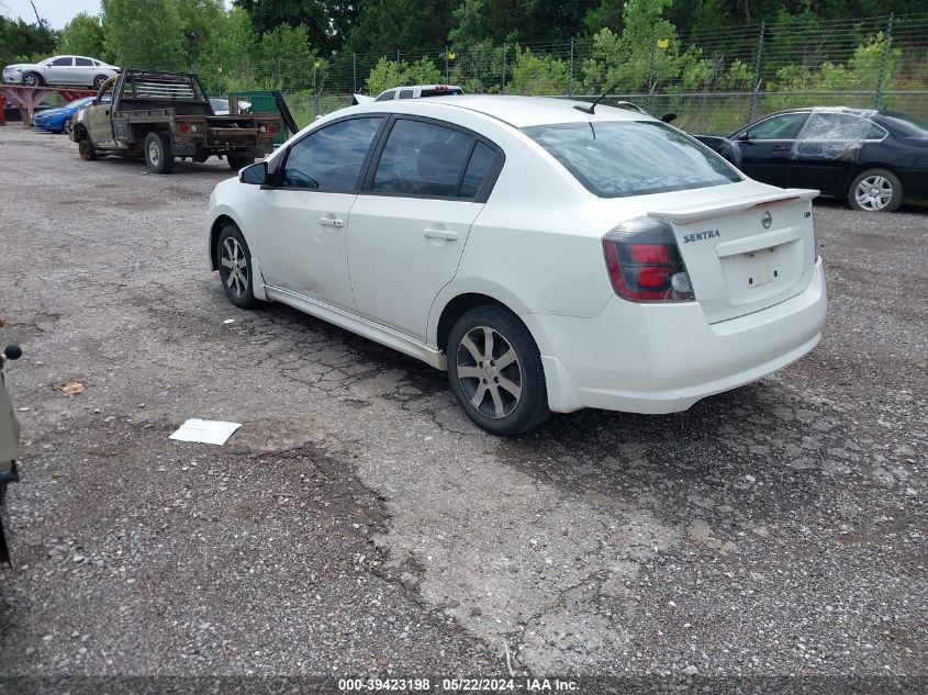 2012 Nissan Sentra 2.0 Sr VIN: 3N1AB6AP9CL763979 Lot: 39423198