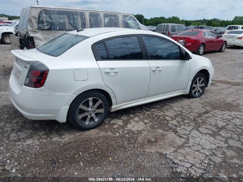 2012 Nissan Sentra 2.0 Sr VIN: 3N1AB6AP9CL763979 Lot: 39423198