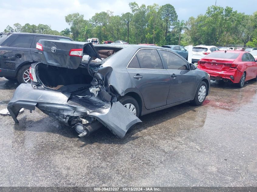 2012 Toyota Camry L VIN: 4T1BF1FK2CU626602 Lot: 39423207