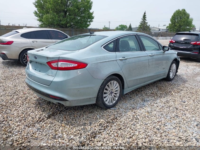 2014 Ford Fusion Energi Titanium VIN: 3FA6P0SU9ER122679 Lot: 39423222