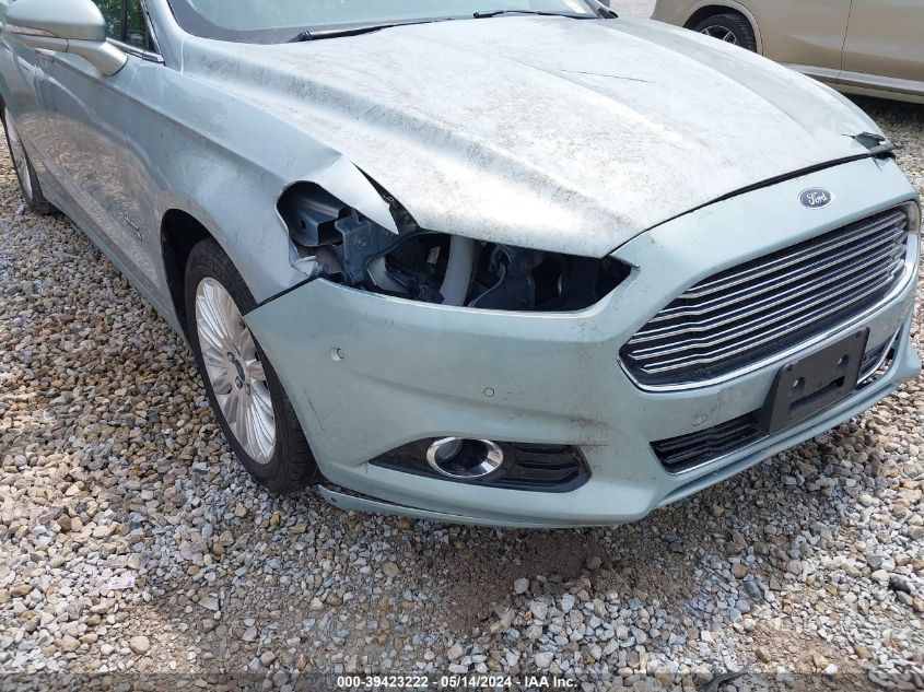 2014 Ford Fusion Energi Titanium VIN: 3FA6P0SU9ER122679 Lot: 39423222