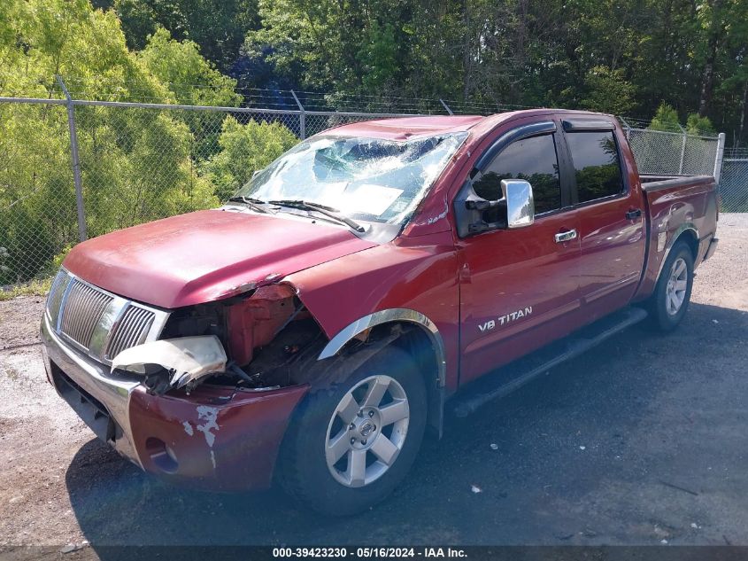 2005 Nissan Titan Le VIN: 1N6AA07A05N515961 Lot: 39423230