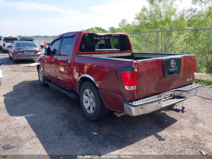 2005 Nissan Titan Le VIN: 1N6AA07A05N515961 Lot: 39423230