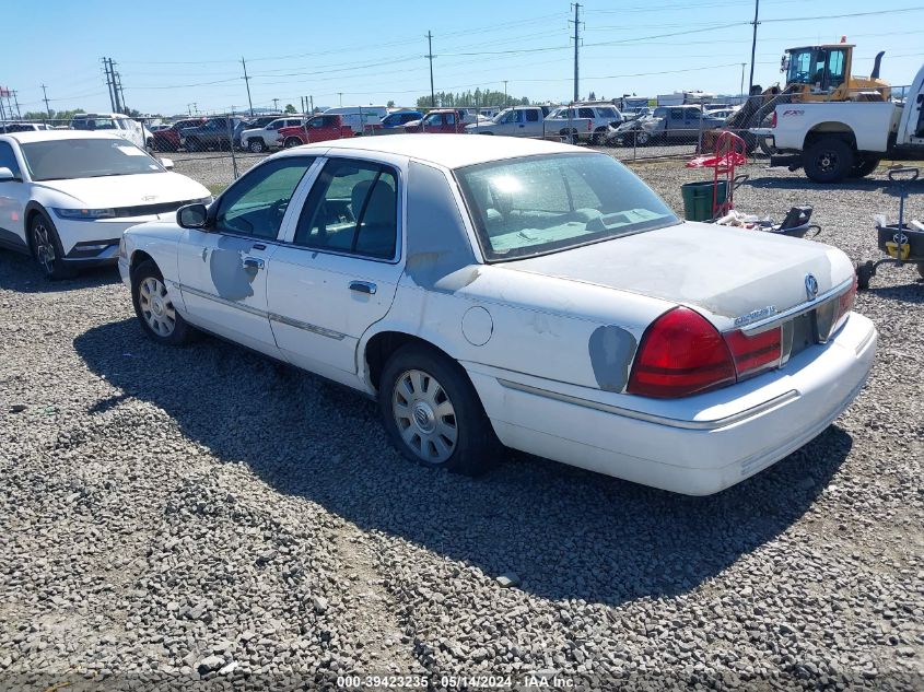 2003 Mercury Grand Marquis Ls VIN: 2MEFM75W93X697015 Lot: 39423235